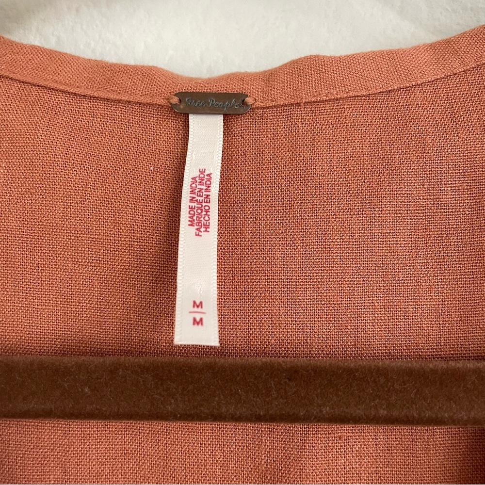 Free People Endless Summer The Simple Pleasures‎ Shirt Top Size M - Picture 5 of 10